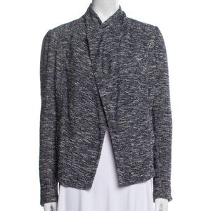 Vince Tweed Pattern Open Front Cardigan Blazer size XS